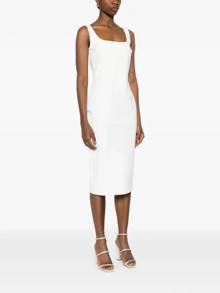 Rochie midi Chiara Boni La Petite Robe de costum alb