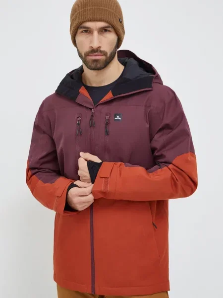 Горнолыжная куртка Rip Curl бордовая