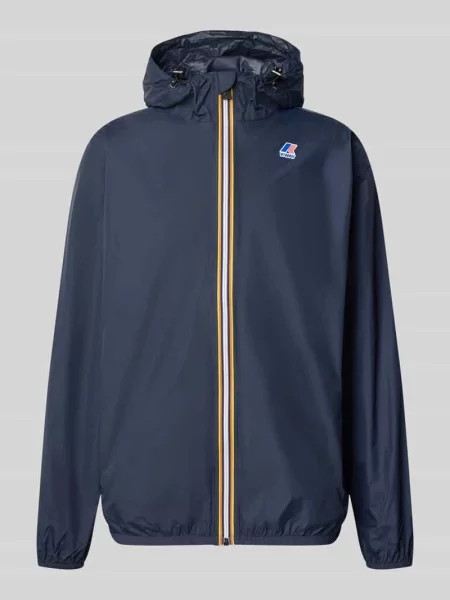 Kurtka z kapturem w kroju regular fit model Le Vrai' K-way granatowa