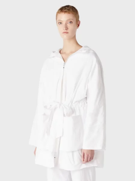 Emporio Armani Демісезонна куртка білий