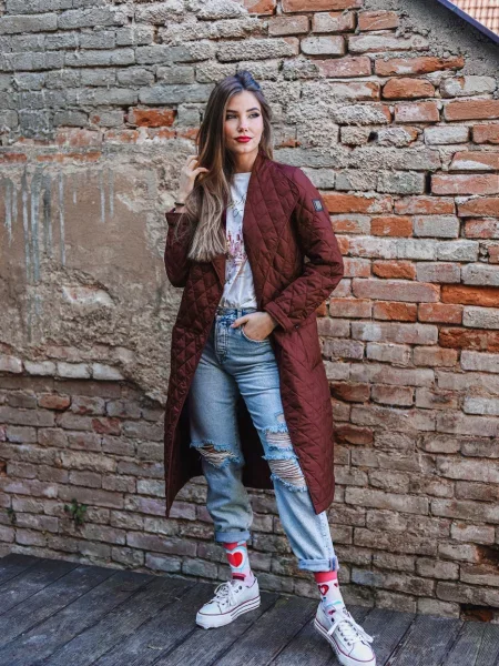 Plašč Frogies rdeča