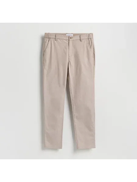 Reserved Chino slim fit nadrág bézs
