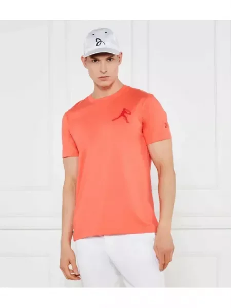 Lacoste Tricou Lacoste Tennis x Novak Djokovic portocaliu