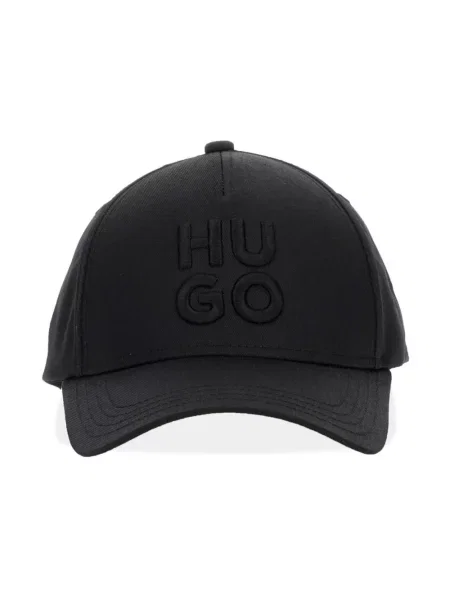 Czapka z daszkiem Hugo czarna