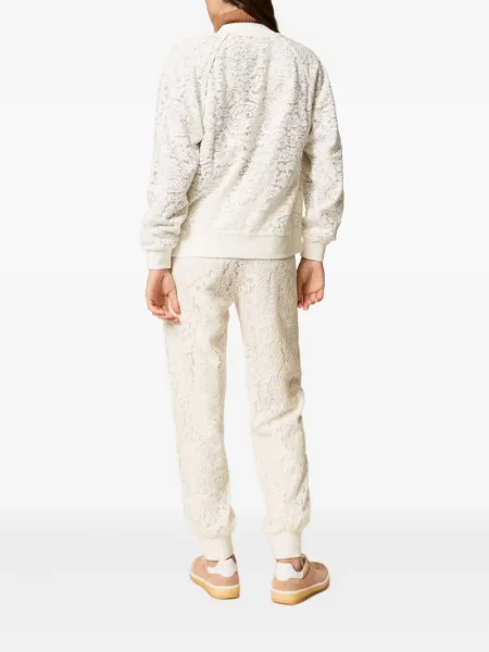 Pantaloni de jogging Twinset din dantelă