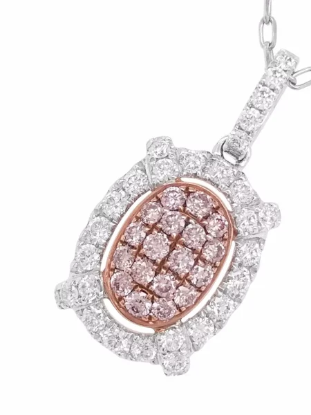 Přívěsek Hyt Jewelry s argylovým vzorem růžový