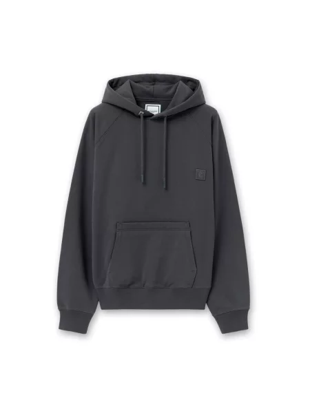 Bluza z kapturem Wooyoungmi z logo szara