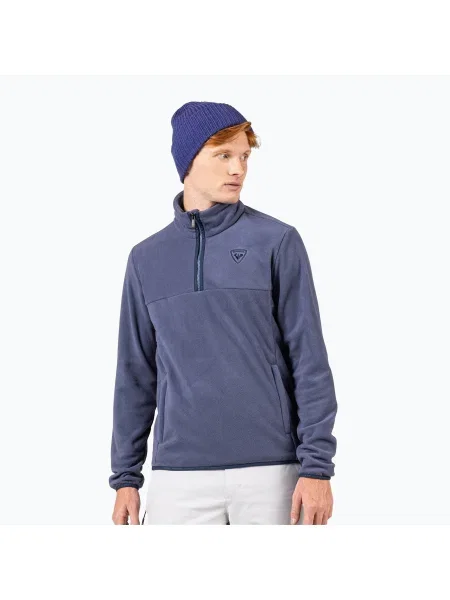 Hanorac din fleece Rossignol din fleece albastru