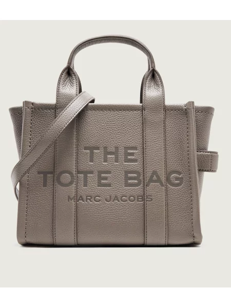 Geantă shopper Marc Jacobs din piele gri