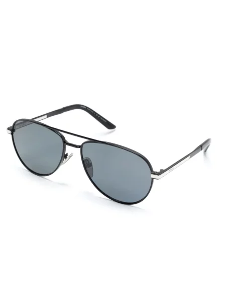 Raštuotos saulės akiniai Prada Eyewear sidabrinė