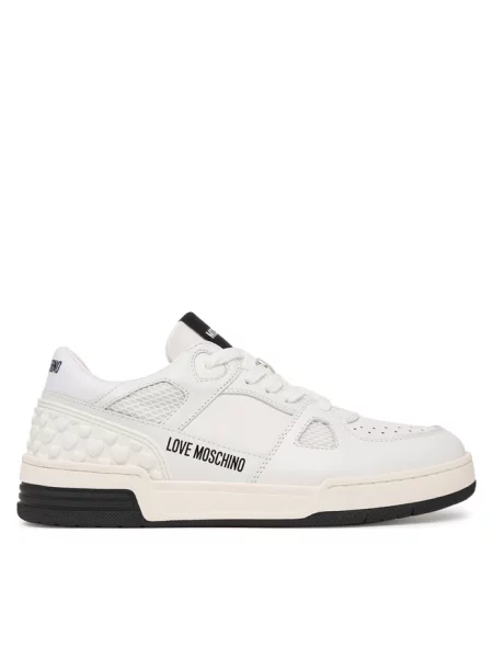 Sneakersy LOVE MOSCHINO białe
