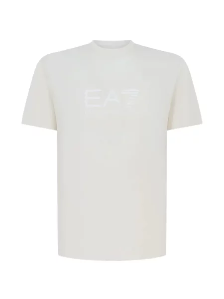 Tricou Ea7 Emporio Armani cu imagine alb