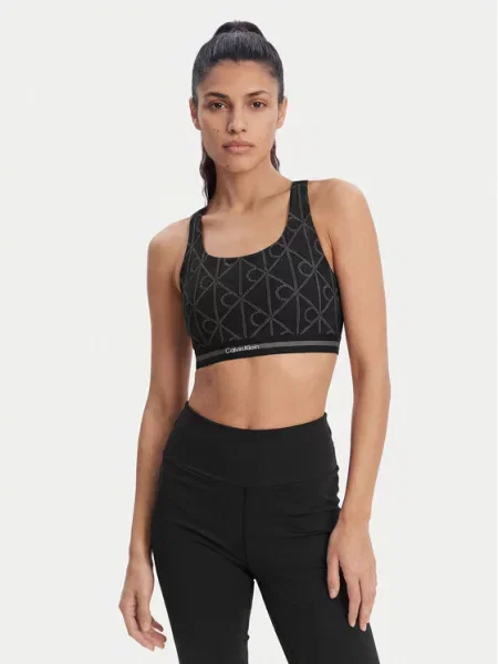 Calvin Klein Performance Špotni nedrček Icon črna