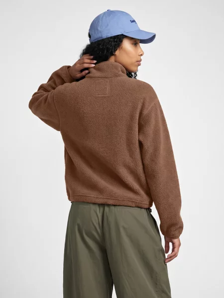 Fleece pattanás levágott ruha Columbia barna