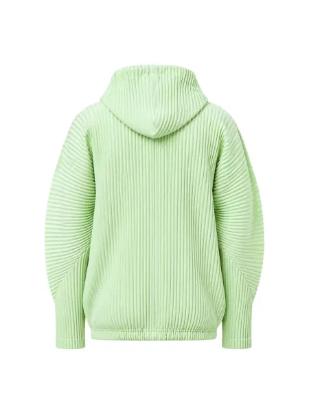 Bluza z kapturem Issey Miyake z kapturem zielona