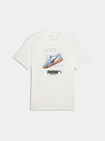 Футболка PUMA Graphics Sneaker Tee комбінований верх білий