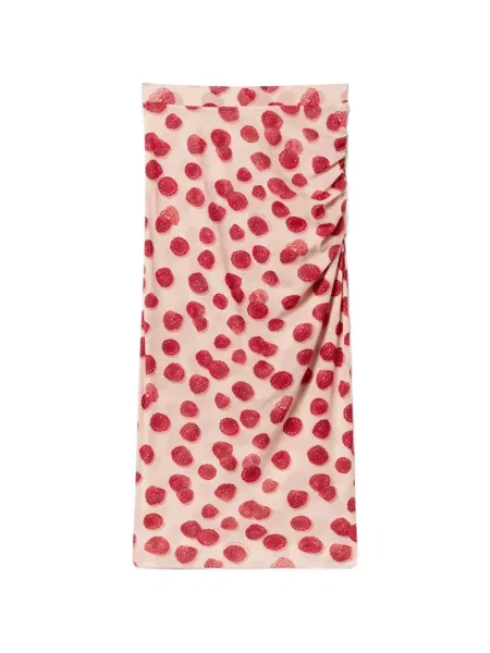 Fustă Stella Mccartney cu imagine roz