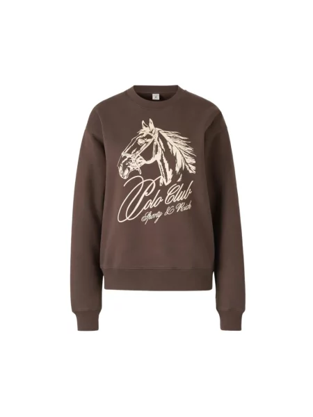 Bluza Sporty And Rich brązowa