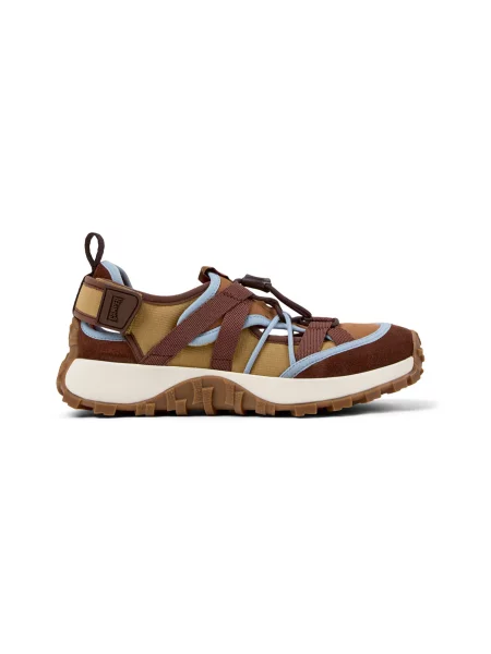 Sneakersy Camper zamszowe brązowe