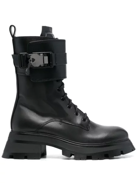 Botine Dkny cu cataramă negru