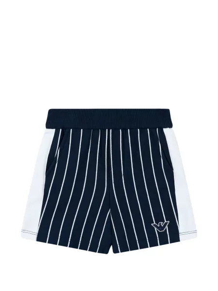 Szorty dziecięce Emporio Armani niebieskie