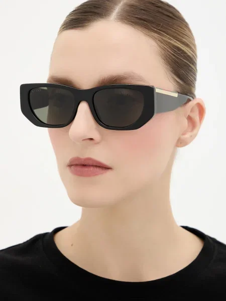 Слънчеви очила Gucci черно