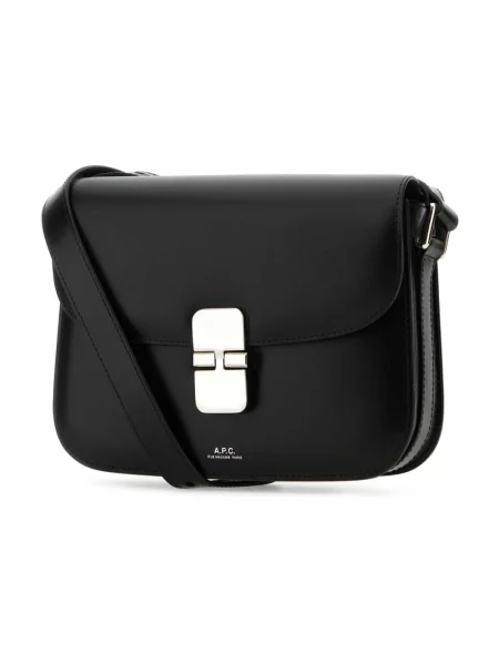 A.P.C. torebka skórzana sac grace small czarna