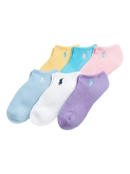 Șosete Polo Ralph Lauren tricotate cu nervuri cu două rânduri de nasturi portocaliu
