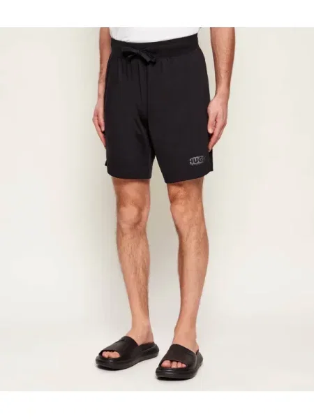 HUGO Pantaloni scurți sport Spray negru