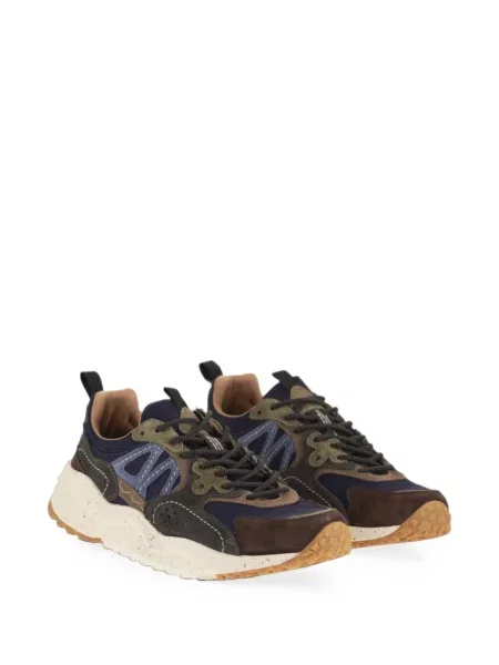 Sneakerși Flower Mountain cu model floral gri