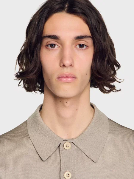 Светр Sandro бежевий