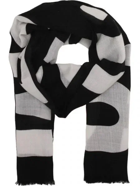 Moschino Gyapjú sál fekete