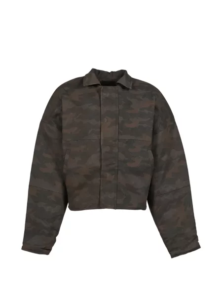 Geacă Arnodefrance cu imagine cu model camuflaj maro