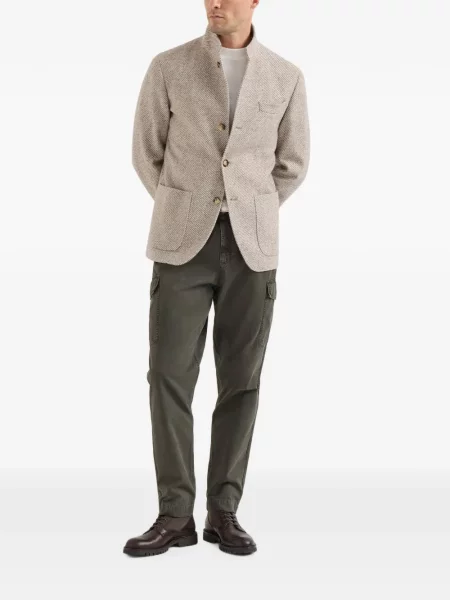 Pantaloni cargo Brunello Cucinelli maro