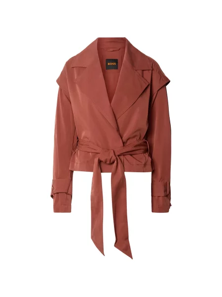 BOSS Geacă de primăvară-toamnă C_Jophelia ruginiu roșu