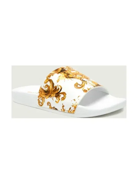 Versace Jeans Couture Șlapi FONDO SLIDE alb