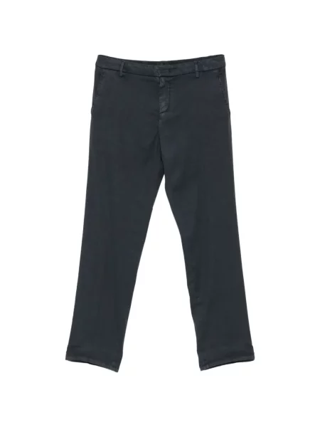 Pantaloni Dondup cu autograf albastru