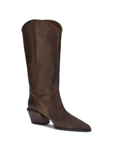 Botine Paris Texas din piele maro