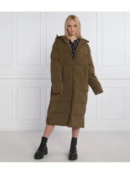Samsøe Samsøe Kabát SERA | Oversize fit zöld