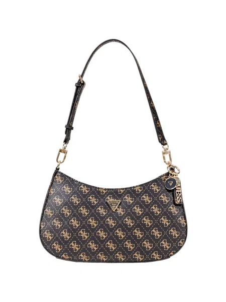 Guess torebka NOELLE brązowy