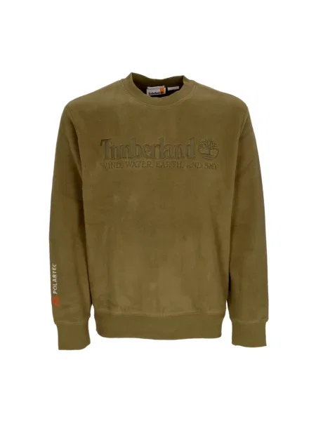 Bluza sportowa Timberland z logo zielona