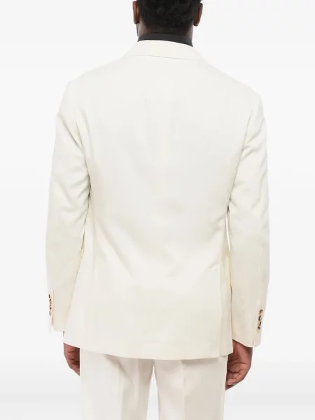 Sacou Brunello Cucinelli alb