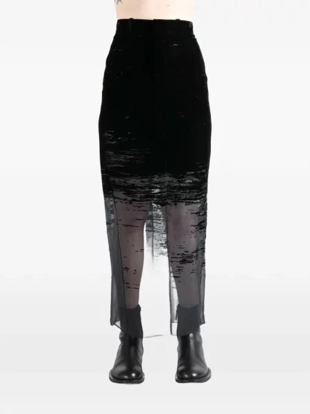 Fusta maxi Grace Ling negru