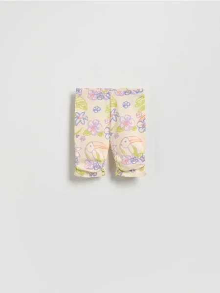 Reserved Велосипедки з візерунком бежевий