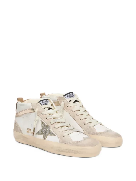 Szarvasbőr sneaker Golden Goose fehér