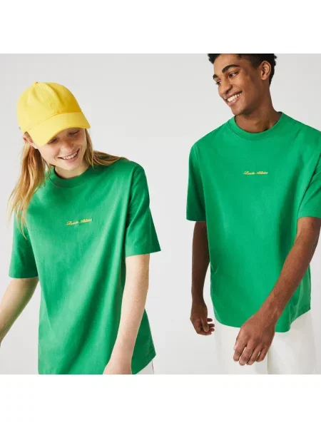 Футболка Lacoste.com зеленая