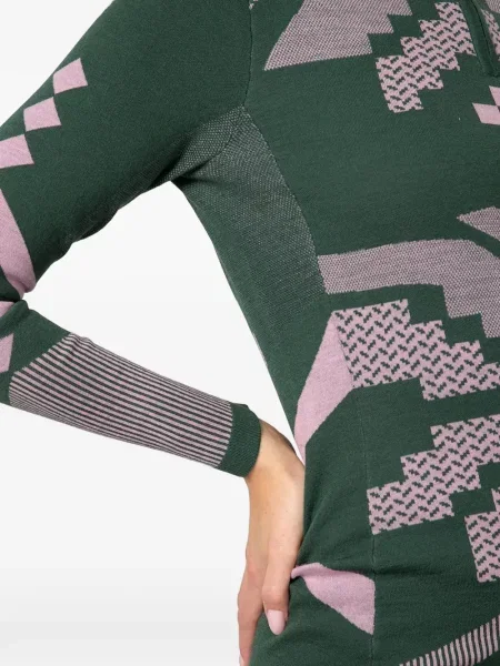 Top Kari Traa tricotate verde