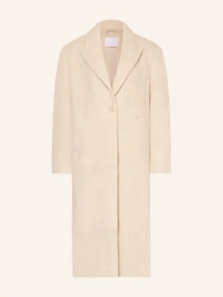 Leger Studio Płaszcz Linda weiss beżowy