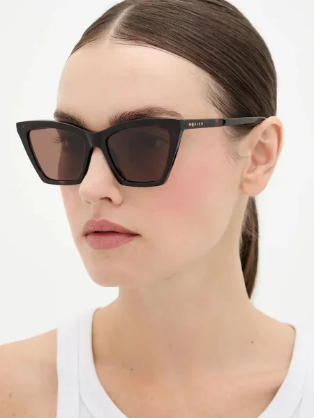 Alexander McQueen ochelari de soare maro