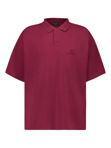 Polo Balenciaga cu broderie